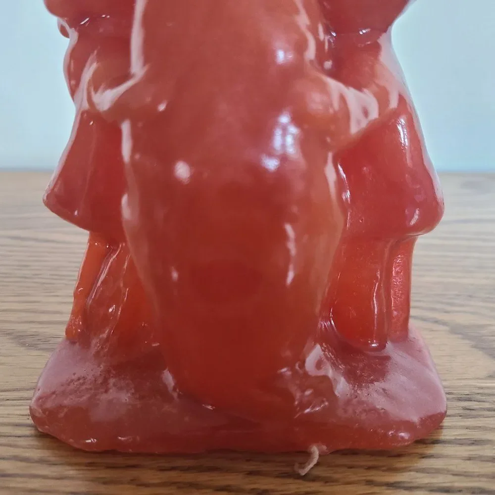 Vintage Novelty Wax Candle - BOY AND GIRL WITH DOG - Vintage Rare UNIQUE